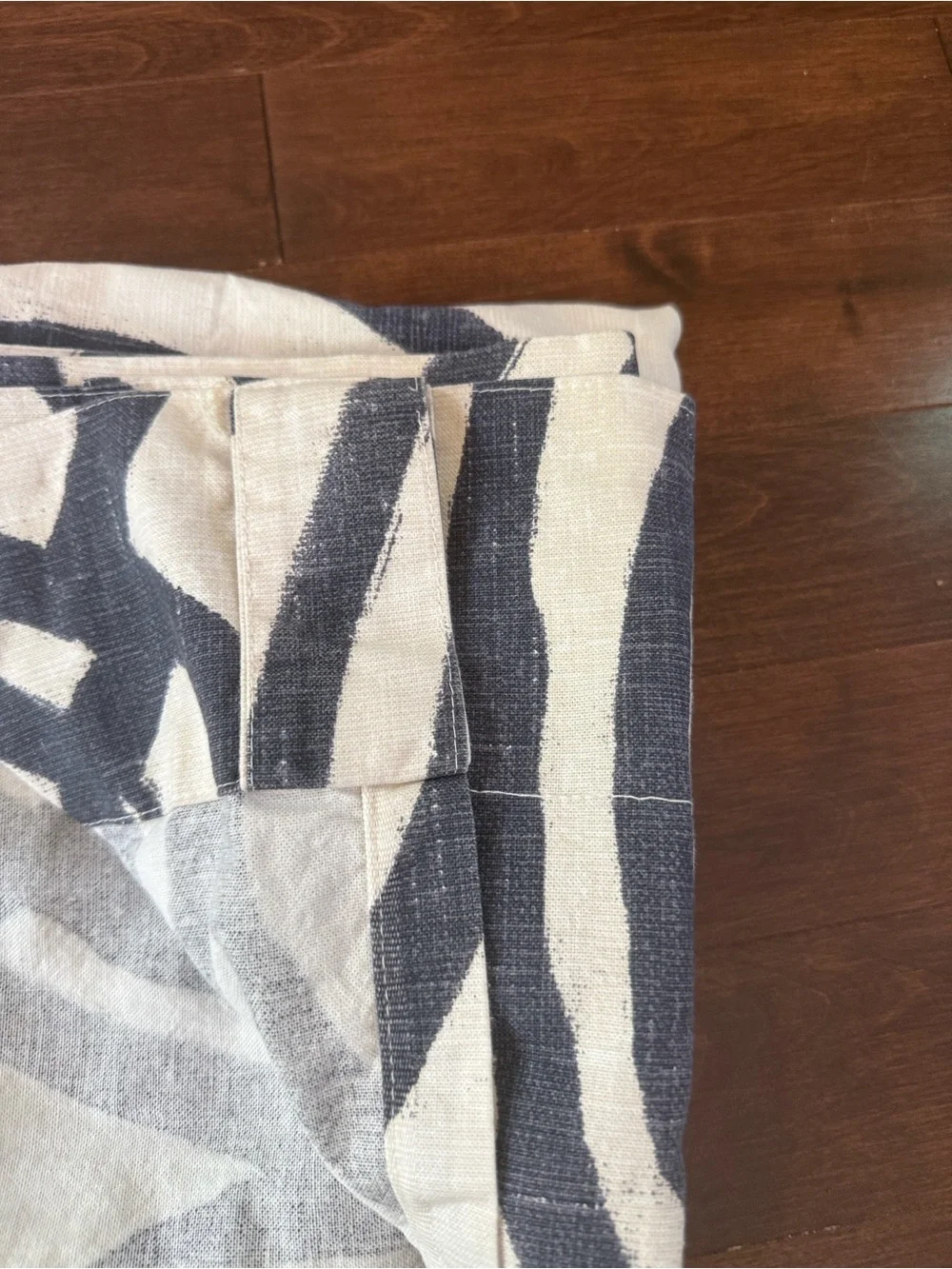 West Elm Scribble Pattern Curtains